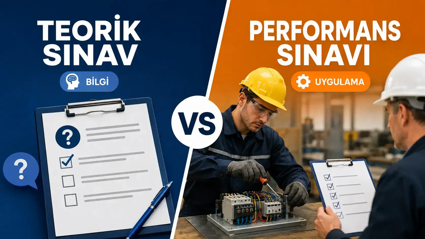 Mesleki Yeterlilik Sınavında Teorik ve Performans Sınavı Nedir