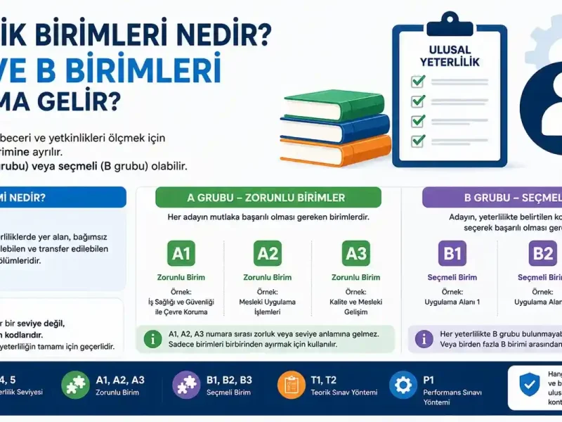 Yeterlilik Birimleri Nedir
