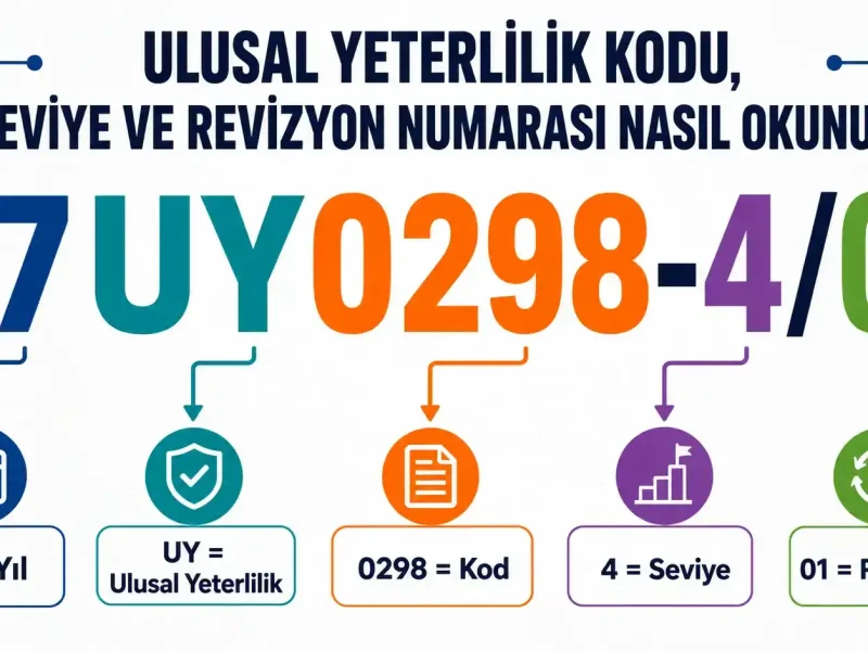 ulusal yeterlilik kodu nasıl okunur